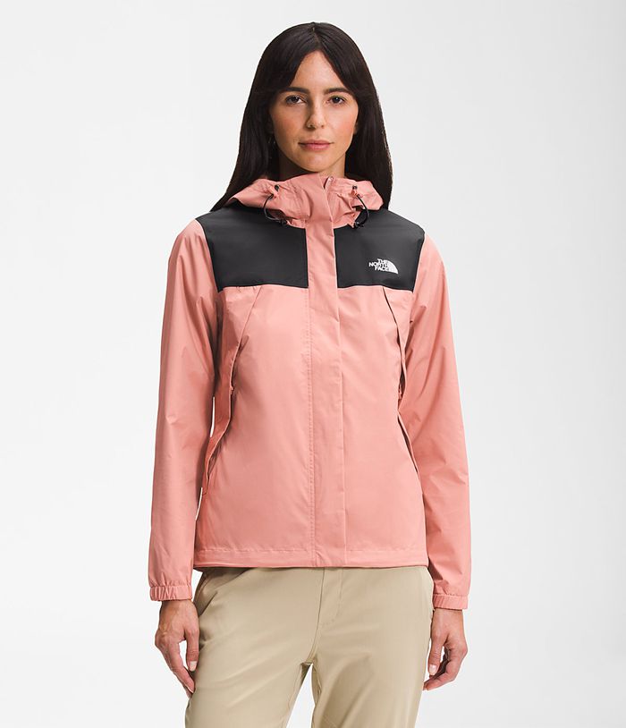 Casaca Impermeable The North Face Mujer Antora Rosas - Peru 15390YISP
